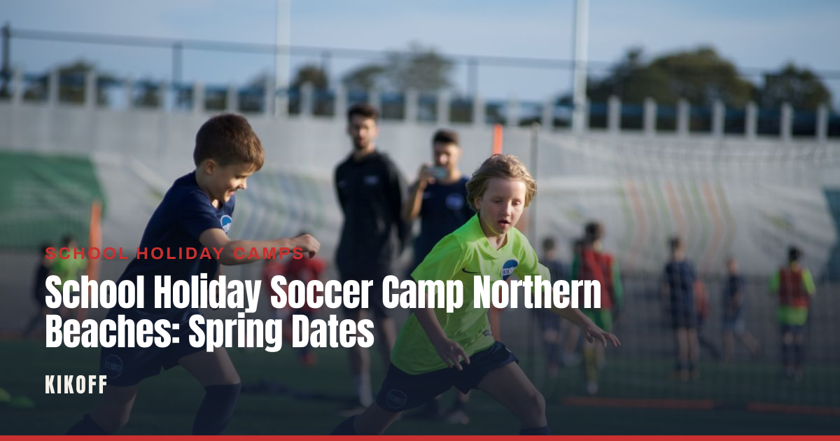 Kids playing small-sided soccer on a floodlit synthetic pitch during a school holiday camp